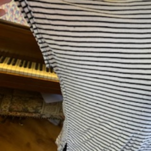 Striped Top and Black Leggings - Picture 5 of 11